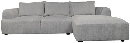 2,5-zits Loungebank 'Richard' Rechts, Chenille, kleur Taupe