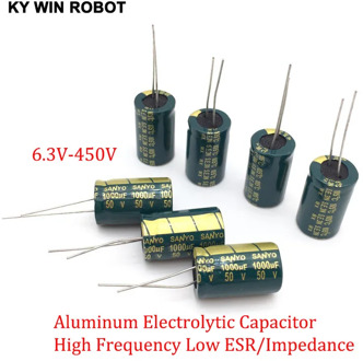 2-50pcs 10V 16V 25V 35V 50V High Frequency Low ESR Aluminum Capacitor 100UF 220UF 330UF 470UF 680UF 1000UF 1500UF 2200UF 3300UF