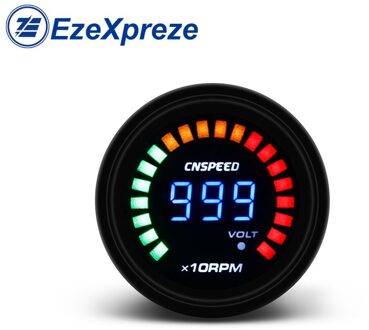 2 "52Mm 12V Auto Auto Exhaust Gas Temp Gauge Digitale Egt Met Sensor 20 Led Auto Ext temperatuur Meter TO101346