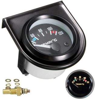 2 "52Mm Digitale Auto Water Temp Temperatuurmeter 40-120 ℃ Led Universele Auto Vervanging Deel Auto accessoires