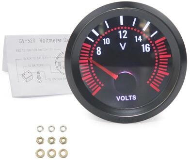 2 "52Mm Smoke Lens Turbodrukmeter Bar Psi/Vacuüm/Water Temp/Olie Temp/Olie druk/Voltmeter/Toerenteller Rpm Auto Gauge