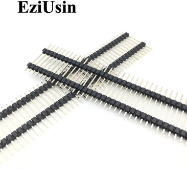 2.54mm Double plastic Single Row Male 40P PCB Board Pin Header Connector Pinheader 1*40p Long 25mm For Arduino