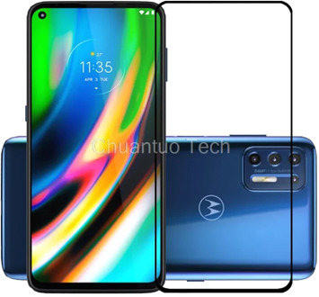 2.5D 9H Premium Tempered Glass for Moto G9 Plus Full Coverage Screen Protector Protective Film for Motorola Moto G9 Plus