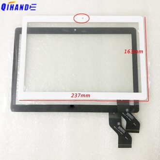 2.5D High Touch Screen Voor 10.1 "Inch Tablet Pc Yestel X7 Android 8.1 MTK8121 Touch Panel Digitizer Glas sensor Vervangen X-7 wit