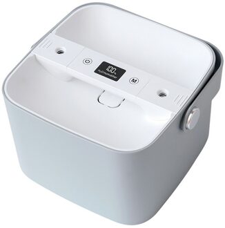 2.5L Grote Capaciteit Huishoudelijke Luchtbevochtiger Dubbele Sproeikop Ultrasone Etherische Olie Aroma Diffuser Met Handvat grijs