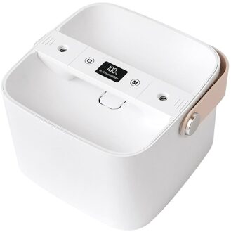 2.5L Grote Capaciteit Huishoudelijke Luchtbevochtiger Dubbele Sproeikop Ultrasone Etherische Olie Aroma Diffuser Met Handvat wit