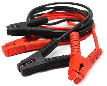 2.5M/8.2f Auto Noodaccu Kabel Booster Koord Koper Met Clip Klem Opladen Booster Kabel Auto Jumper Draad start Clamp