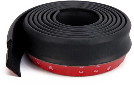 2.5M Auto Bumper Lip Stickers Auto Voorbumper Lip Rubber Auto Bumper Beschermers Exterieur Mouldings Bumper Lip Strip 60mm Breedte