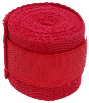 2.5M Boksen Bandage Sport Band Boksen Hand Wrap Bandage Muay Mma Taekwondo Hand Handschoenen Strakke Wrap Hand Protector Band Rood
