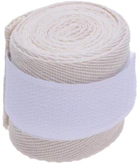 2.5M Boksen Bandage Sport Band Boksen Hand Wrap Bandage Muay Mma Taekwondo Hand Handschoenen Strakke Wrap Hand Protector Band wit