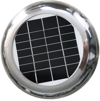 2.5W Solar Vent Fan Exhaust Ventilation Extractor 60CFM Waterproof ideal for RV Boat Caravan Greenhouse Portable Toilet