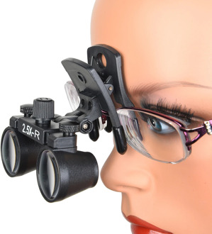 2.5X-R or 3.5X-R Magnification Binocular Dental Portable Clip Loupe Surgical Magnifier Medical Operation Loupe Lamp