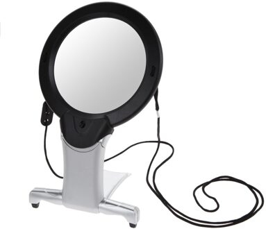 2.5X100mm LED Light Vergrootglas Vergrootglas Mini Pocket Microscoop Reading Sieraden Loupe Nek Gehangen Harde Hars Lens
