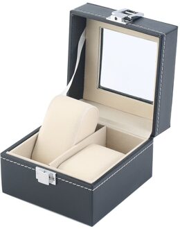 2/6/10/12 Gordt Leer/Koolstofvezel Luxe Horloge Doos Sieraden Opbergdoos Organisator Voor Ringen Armband display Houder Case ZG828600