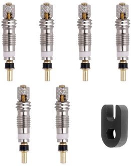 2/6/15Pcs Fiets Ventiel Stem Presta Stijl Ventiel Kern Voor Tubeless Racefiets Mtb bike Fren Voor Fiets Mtb/Racefiets 6stk