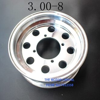 2.75/3.00-8 voor 3.50-8 achter aluminium wiel hub 8 Inch Electroplated Velg voor Aap Fiets kleine MonkeyMotorcycle Wiel Modifiy