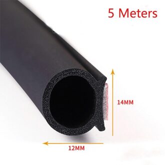2-8M Rubber Deur Afdichting Strip Grote D Soort Auto Deur Afdichting Strip Universele Noise Isolatie Epdm Auto rubber Waterdichte Afdichtingen Voor Auto 5 meters