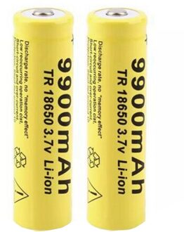 2-8Pc Hoge Capaciteit Li-Ion Batterijen 3.7V 18650 9900Mah Oplaadbare Batterij Voor Klokken Muizen Digitale Computers speelgoed 2stk