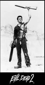 2 Ash Boomstick Women's T-Shirt - Black - 3XL Zwart