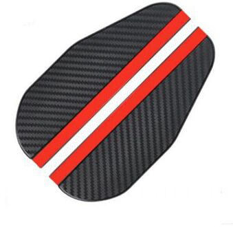 2 Auto Achteruitkijkspiegel Regen Wenkbrauw Cover Voor Land Rover Range Rover/Evoque/Freelander/Discovery koolstofvezel 2stk