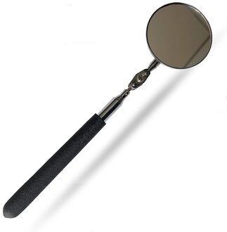 2 "Auto Onderhoud Inspectie Spiegel Vouwen Telescopische Reflector Ronde Extension Auto Hoek View Accessoires Handleiding Tool