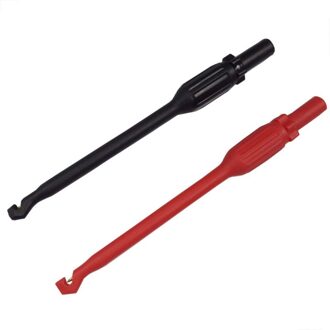 2 Automotive Test Lead Kit Power Probe Clip Haak 4 Mm Banaan Tool Punctie Draad Multimeter Test Stick Voor Auto accessoires