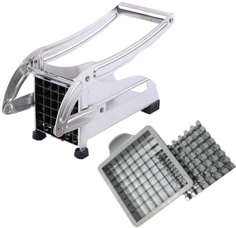 2 Blades Roestvrij Staal Thuis Frieten Chips Strip Slicer Cutter Chips Machine Maken Tool Aardappel Gesneden Frieten # t3G