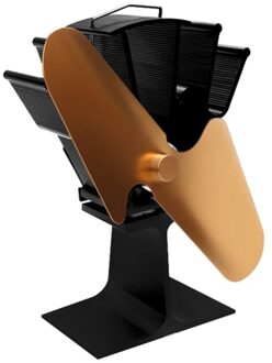 2 Blades Warmte Aangedreven Kachel Haard Fan Brandstofbesparing Stille Ecofan Voor Hout Log Brander Heater HX6C GD