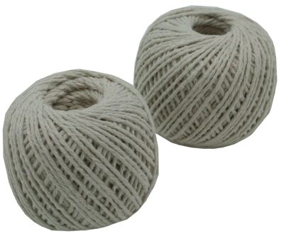 2 bolletjes bindtouw 75 meter - rollen touw