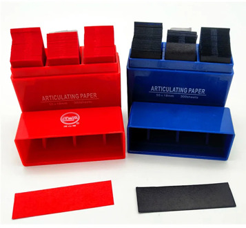 2 Boxes Dental Articulating Paper Blue Strips red articulating paper Dental Lab Products Teeth Care Whitening Accessories
