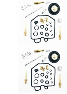 2 Carburateur Rebuild Kits Met 2 Air Cut Off Valve Set Voor Honda Nighthawk 450 CB450SC 1985