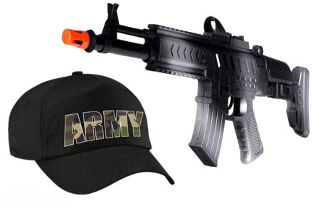 2-Delig speelgoed verkleedaccessoires set leger/soldaten voor kinderen