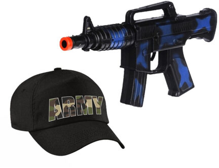 2-Delig verkleedaccessoires set leger/soldaten voor volwassenen