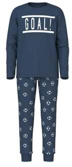 2-delige pyjama donker denim Blauw - 110/116