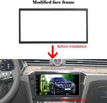 2 Din Auto Stereo Radio Frame Voor Auto Multimedia Speler Dubbel Din MP5 Dvd-speler Panel Frame Trim Kit Auto interieur Accessoires