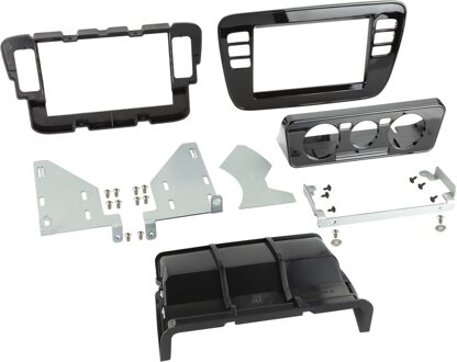 2-DIN Paneel Volkswagen up! / Seat Mii / Skoda Citigo 2011-2016 Kleur: Piano zwart 381320362