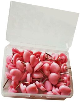 2 Dozen Van Hartvormige Tekening Punaise Praktische Push Creatieve Briefpapier Levert roze