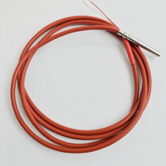2 Draad PT1000 Temperatuursensor Thermistor Siliconen Gel Gecoat 1.5Meter Probe 45 Mm * 5 Mm-50- 180 Celsius Rtd 'S