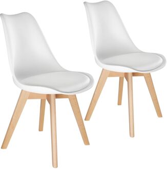 2 eetkamerstoelen Friederike Wit