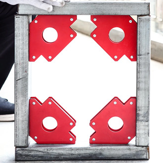 2 Electromagnetic Welding Angle Seat Locator Welding Angle Locator Electromagnetic Welding Magnet Holder Welding Fixture