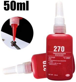 2 Fles 270 50Ml Hoge Sterkte Lijm Threadlocker Anaërobe Lijm Lijm Schroefdraad Locker Draad Vergrendeling Lijm