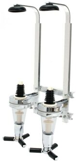 2-Fles Aluminium Fles Stand Wandmontage Dispenser Drankjes Wijn Geesten Bar Optics Party Alcohol Dispenser Keuken Gereedschap