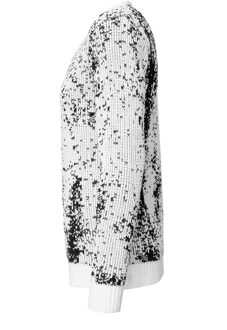 2 Gekleurde fijngebreide trui met ronde hals - maat Grijs