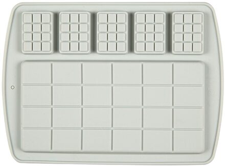 2 Grootte In 1 Wafel Fondant Cakevormen Taart Decoreren Gereedschappen Jelly Suiker Ambachtelijke Chocolade Silicone Mold Dessert Bakken Tools Blauw