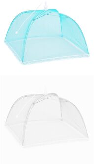 2 Grote Pop-Up Mesh Screen Beschermen Voedsel Cover Tent Dome Net Paraplu Picknick Keuken Gevouwen Mesh Anti Fly mosquito Paraplu