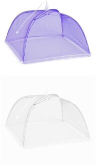 2 Grote Pop-Up Mesh Screen Beschermen Voedsel Cover Tent Dome Net Paraplu Picknick Keuken Gevouwen Mesh Anti Fly mosquito Paraplu