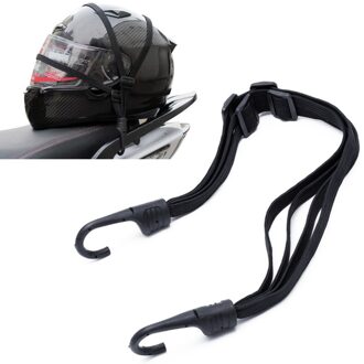 2 Haken Moto Intrekbare Helm Bagage Elastisch Touw Riem Motorhelm Rubber Netto Touw Haken Hanger