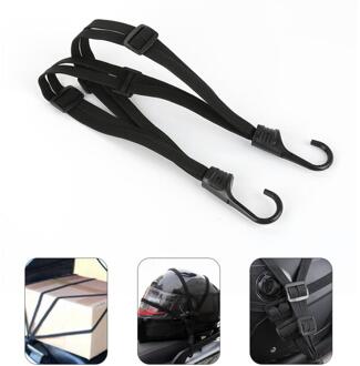 2 Haken Motorhelm Elastische Touw Riem Spanner Elastische Met Haak Motorfiets Power Telactric Helm Bagage Elastisch Touw
