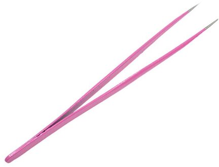 2 Hoofden Nail Pincet Siliconen Drukken Hoofd 3D Nail Stickers Pick Up Steentjes Clip Wimper Extension Make Gereedschap GLSN01-02 e311 rechtdoor