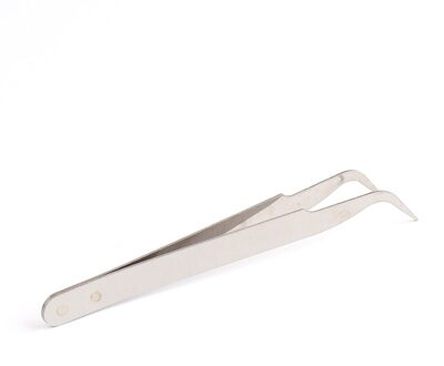 2 Hoofden Nail Pincet Siliconen Drukken Hoofd 3D Nail Stickers Pick Up Steentjes Clip Wimper Extension Make Gereedschap GLSN01-02 TS-15